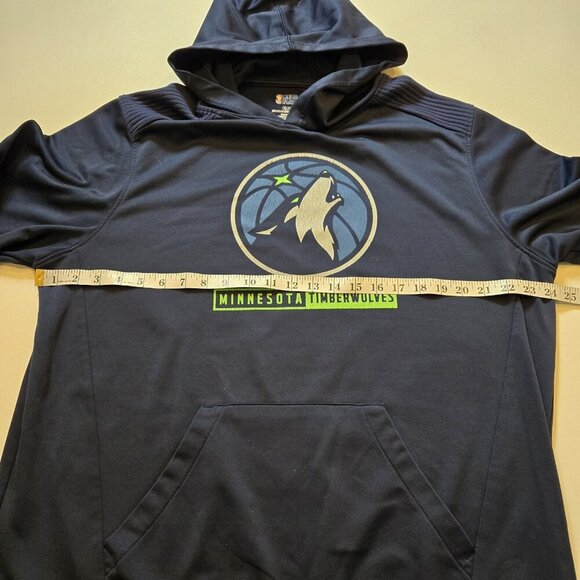 Minnesota Timberwolves Hoodie Mens XLT NBA Basketball‎ Pullover Kangaroo Pocket - Picture 5 of 7
